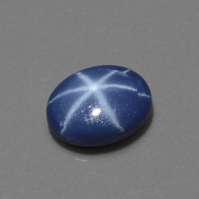 9,17 ctw natürlicher Blau Sternsaphir, Oval Schliff, Lichtundurchlässig