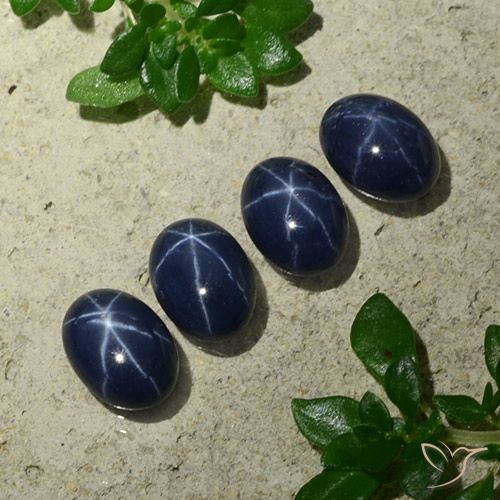 4.39ctw Natürlicher tiefblau Sternsaphir, Oval, Lichtundurchlässig