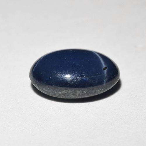 1,18 ctw natürlicher blauer Stern-Saphir, Oval Schliff, Lichtundurchlässig