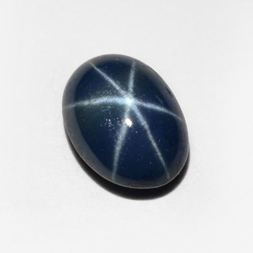 1,20 ctw natürlicher blauer Stern-Saphir, Oval Schliff, Lichtundurchlässig