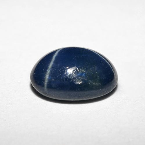 1,20 ctw natürlicher blauer Stern-Saphir, Oval Schliff, Lichtundurchlässig