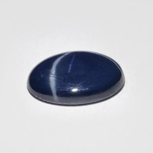 2,57 ctw natürlicher blauer Stern-Saphir, Oval Schliff, Lichtdurchlässig
