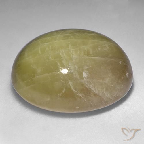 9,17 ctw natürlicher gold-gelb Sternsaphir, Oval, Lichtundurchlässig