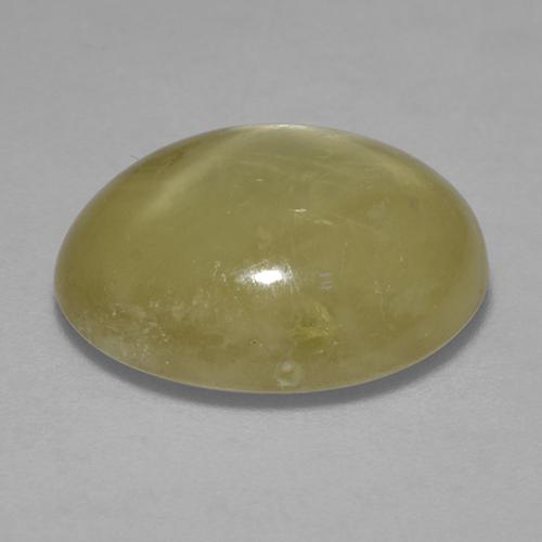 9,17 ctw natürlicher gold-gelb Sternsaphir, Oval Schliff, Lichtundurchlässig