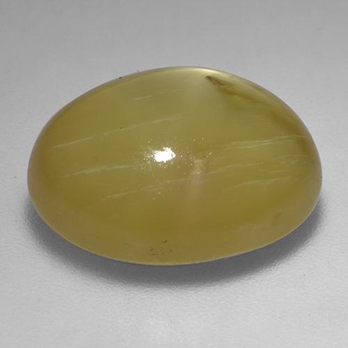 18,61 ctw natürlicher goldener Stern-Saphir, Oval Schliff, Lichtundurchlässig
