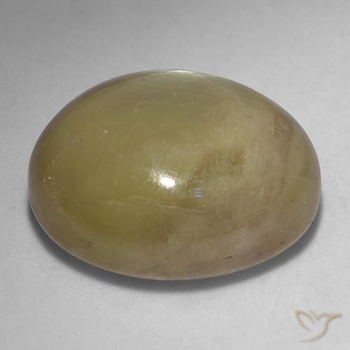 9,17 ctw natürlicher Orangenes Gold Sternsaphir, Oval, Lichtundurchlässig