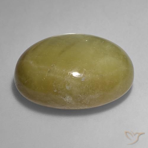 9,17 ctw natürlicher gold-gelb Sternsaphir, Oval, Lichtundurchlässig