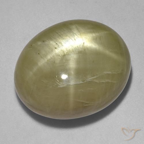 9,17 ctw natürlicher gold-gelb Sternsaphir, Oval, Lichtundurchlässig