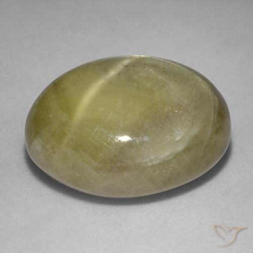 9,17 ctw natürlicher gold-gelb Sternsaphir, Oval, Lichtundurchlässig