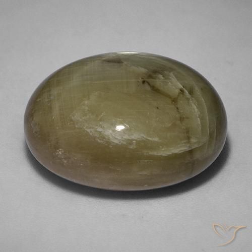 9,17 ctw natürlicher Golden Sternsaphir, Oval, Lichtundurchlässig