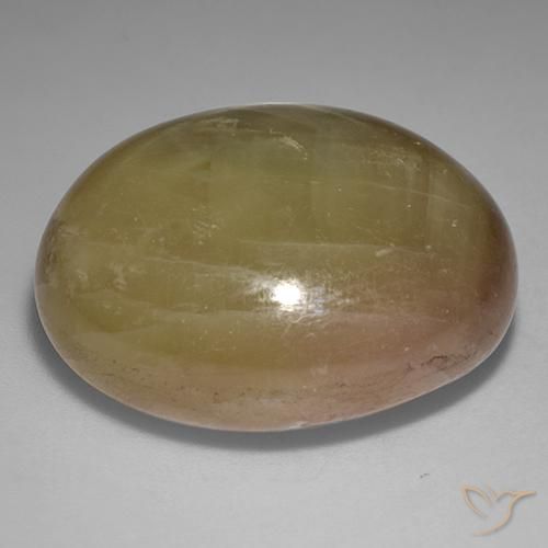 9,17 ctw natürlicher Orangenes Gold Sternsaphir, Oval, Lichtundurchlässig