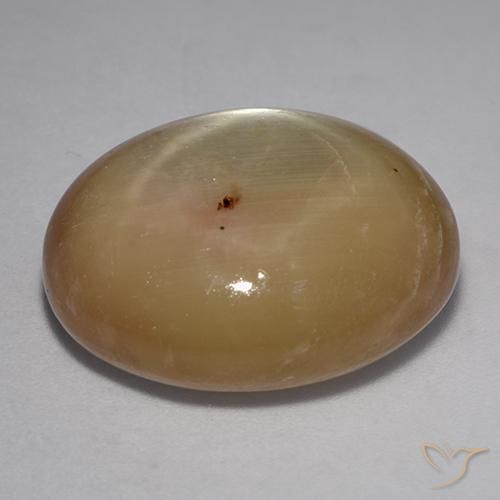 9,17 ctw natürlicher Orangenes Gold Sternsaphir, Oval, Lichtundurchlässig