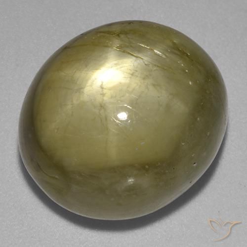 21.21ct Natürlicher Golden Sternsaphir, Oval, Lichtundurchlässig