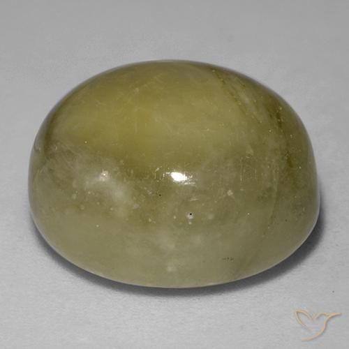 9,17 ctw natürlicher Golden Sternsaphir, Oval, Lichtundurchlässig