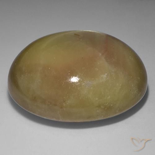 9,17 ctw natürlicher Orangenes Gold Sternsaphir, Oval, Lichtundurchlässig