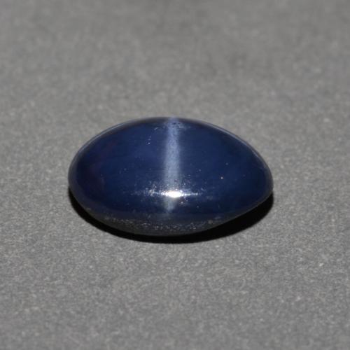 1,00 ctw natürlicher blauer Stern-Saphir, Oval Schliff, Lichtundurchlässig