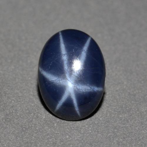 9,17 ctw natürlicher Navy blau Sternsaphir, Oval Schliff, Lichtundurchlässig
