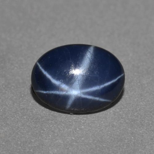9,17 ctw natürlicher Navy blau Sternsaphir, Oval Schliff, Lichtundurchlässig