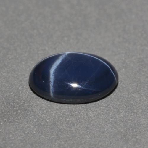 9,17 ctw natürlicher Navy blau Sternsaphir, Oval Schliff, Lichtundurchlässig