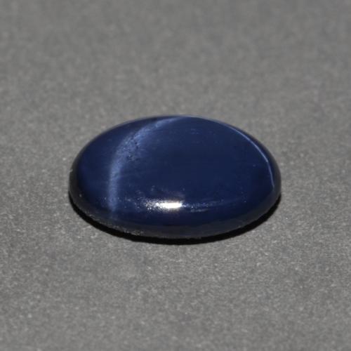 0,90 ctw natürlicher blauer Stern-Saphir, Oval Schliff, Lichtundurchlässig