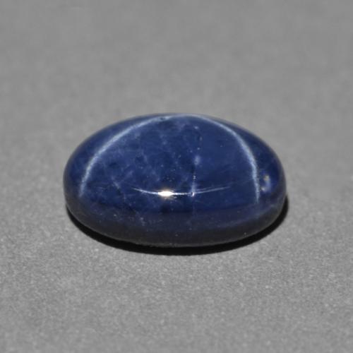 1,30 ctw natürlicher blauer Stern-Saphir, Oval Schliff, Lichtundurchlässig