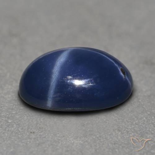 9,17 ctw natürlicher Navy blau Sternsaphir, Oval Schliff, Lichtdurchlässig