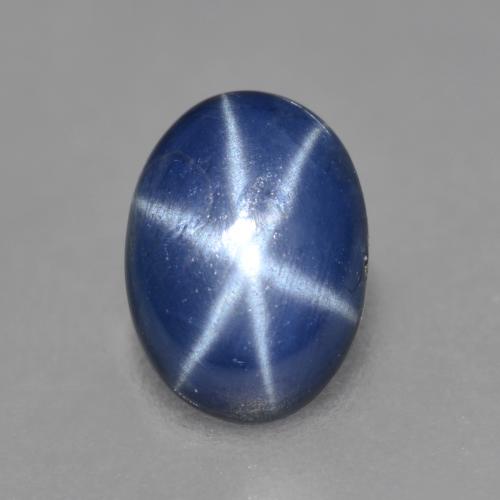 1,16 ctw natürlicher blauer Stern-Saphir, Oval Schliff, Lichtdurchlässig
