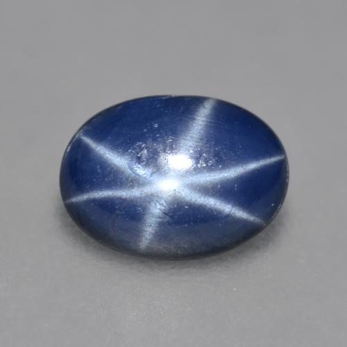 1,16 ctw natürlicher blauer Stern-Saphir, Oval Schliff, Lichtdurchlässig