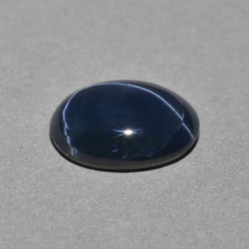 9,17 ctw natürlicher Navy blau Sternsaphir, Oval Schliff, Lichtundurchlässig