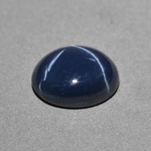 2,87 ctw natürlicher blauer Stern-Saphir, Oval Schliff, Lichtundurchlässig