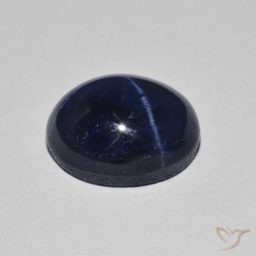 9,17 ctw natürlicher Navy blau Sternsaphir, Oval, Lichtundurchlässig