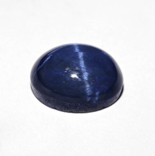 4,74 ctw natürlicher blauer Stern-Saphir, Oval Schliff, Lichtundurchlässig