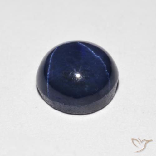 9,17 ctw natürlicher Navy blau Sternsaphir, Runden, Lichtundurchlässig