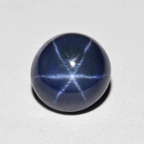 2,60 ctw natürlicher blauer Stern-Saphir, Rundschliff, Lichtundurchlässig