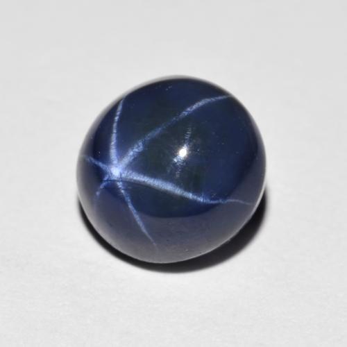 2,60 ctw natürlicher blauer Stern-Saphir, Rundschliff, Lichtundurchlässig