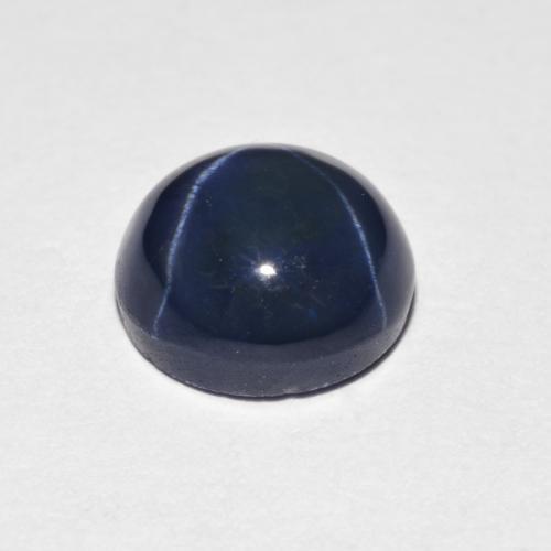 2,60 ctw natürlicher blauer Stern-Saphir, Rundschliff, Lichtundurchlässig