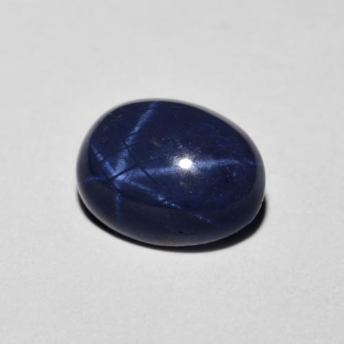 1,90 ctw natürlicher blauer Stern-Saphir, Oval Schliff, Lichtundurchlässig