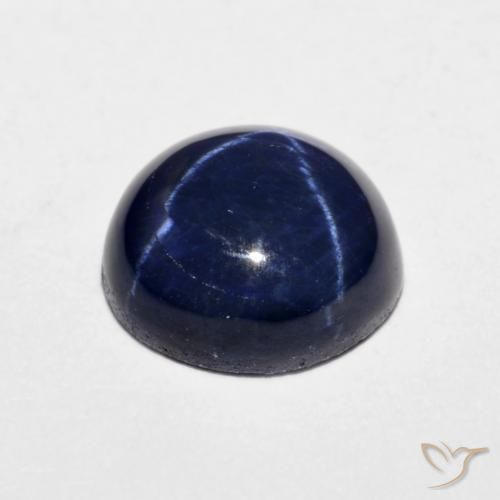 9,17 ctw natürlicher Navy blau Sternsaphir, Runden, Lichtundurchlässig
