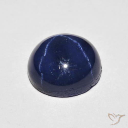 4,18 ctw natürlicher blauer Stern-Saphir, Oval Schliff, Lichtundurchlässig
