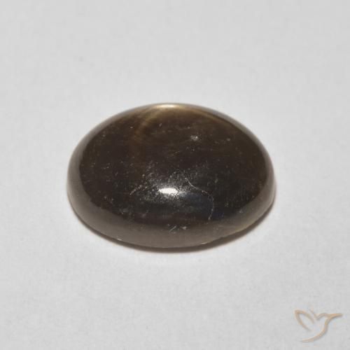 9,17 ctw natürlicher Schwarz Sternsaphir, Oval, Lichtundurchlässig