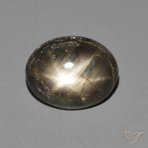 3.05ct Natürlicher Schwarz Sternsaphir, Oval, Lichtundurchlässig
