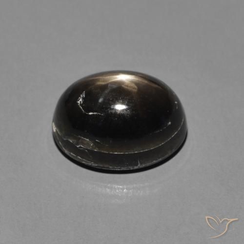 9,17 ctw natürlicher Schwarz Sternsaphir, Oval, Lichtundurchlässig