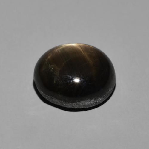 9,17 ctw natürlicher Schwarz Sternsaphir, Oval, Lichtundurchlässig