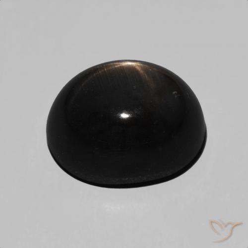 9,17 ctw natürlicher Schwarz Sternsaphir, Oval, Lichtundurchlässig