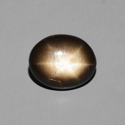 2.26ct Natürlicher Schwarz Sternsaphir, Oval, Lichtundurchlässig