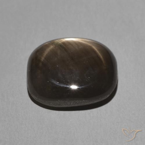 9,17 ctw natürlicher Schwarz Sternsaphir, Kissen, Lichtundurchlässig