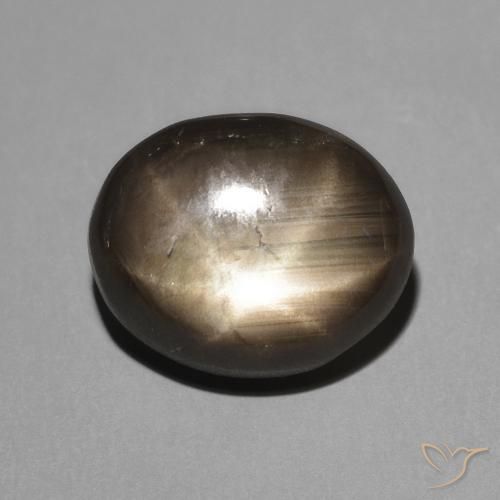 3.62ct Natürlicher Schwarz Sternsaphir, Oval, Lichtundurchlässig