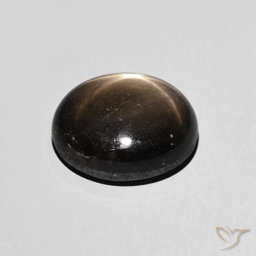 9,17 ctw natürlicher Schwarz Sternsaphir, Oval, Lichtundurchlässig