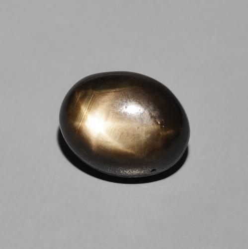 9,17 ctw natürlicher Schwarz Sternsaphir, Oval, Lichtundurchlässig