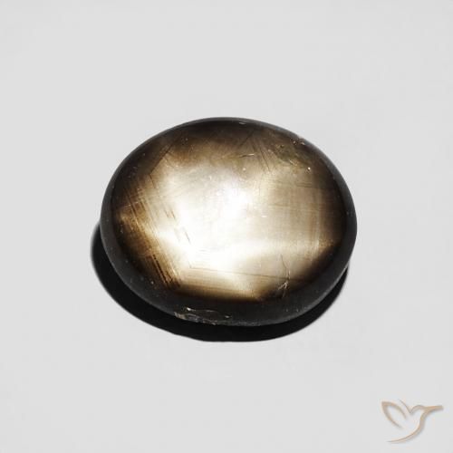 2.85ct Natürlicher Schwarz Sternsaphir, Oval, Lichtundurchlässig